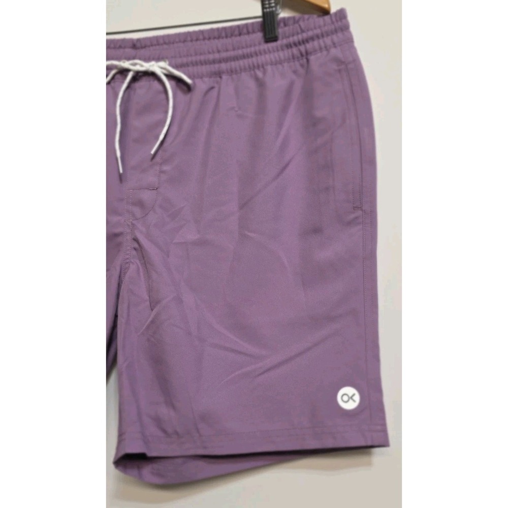 OUTERKNOWN‎ Shorts Nomadic Volley Elastic Mens XL Pockets Purple Training NWT - Picture 2 of 7
